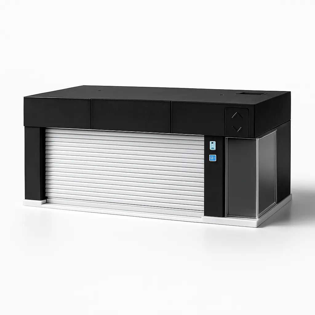 Voice-Controlled Garage – 1:64 Scale with Lights & Shutter