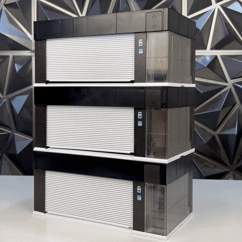 Voice-Controlled Garage – 1:64 Scale with Lights & Shutter